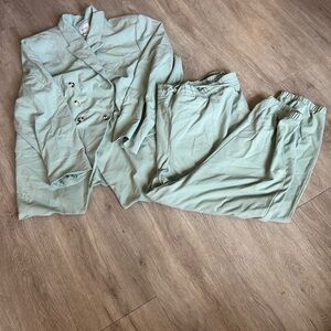 Nine West Mint Green Suit Set